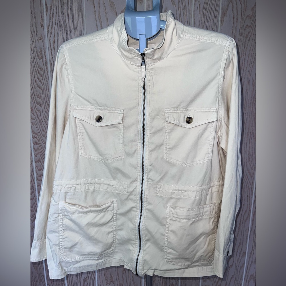 Sonoma Light Cream Shirt Jacket